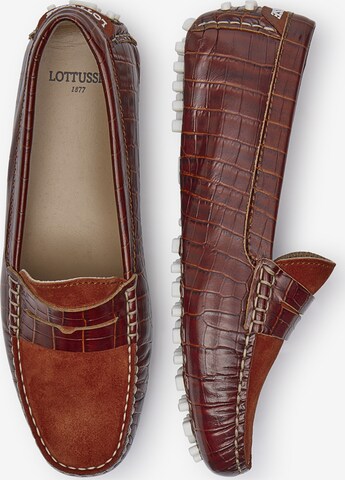 LOTTUSSE Moccasins 'BANDA' in Brown