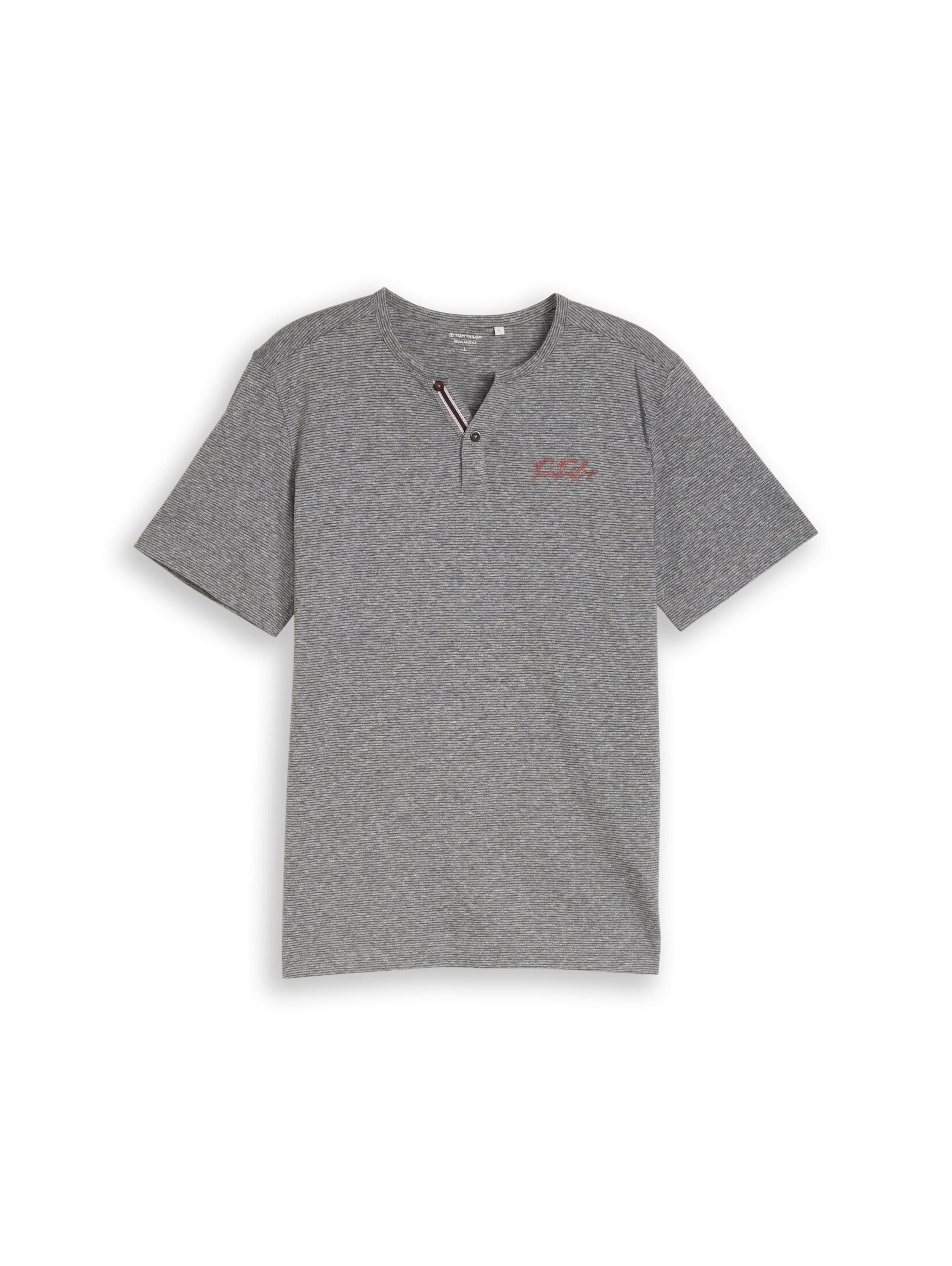 TOM TAILOR Shirt in Grijs: voorkant