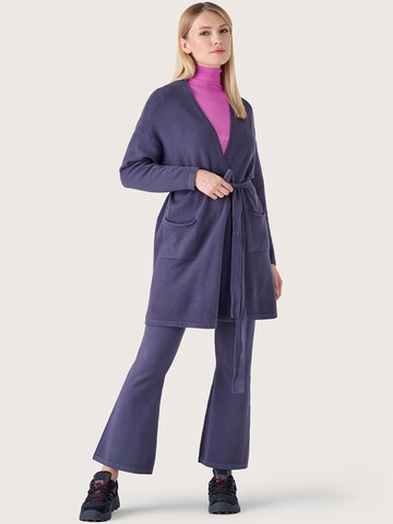 Camomilla Knitted Coat 'Circus' in Blue: front