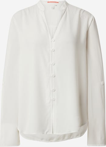 QS Blouse in White: front