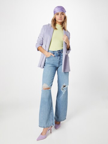 Wide leg Jeans de la Tally Weijl pe albastru