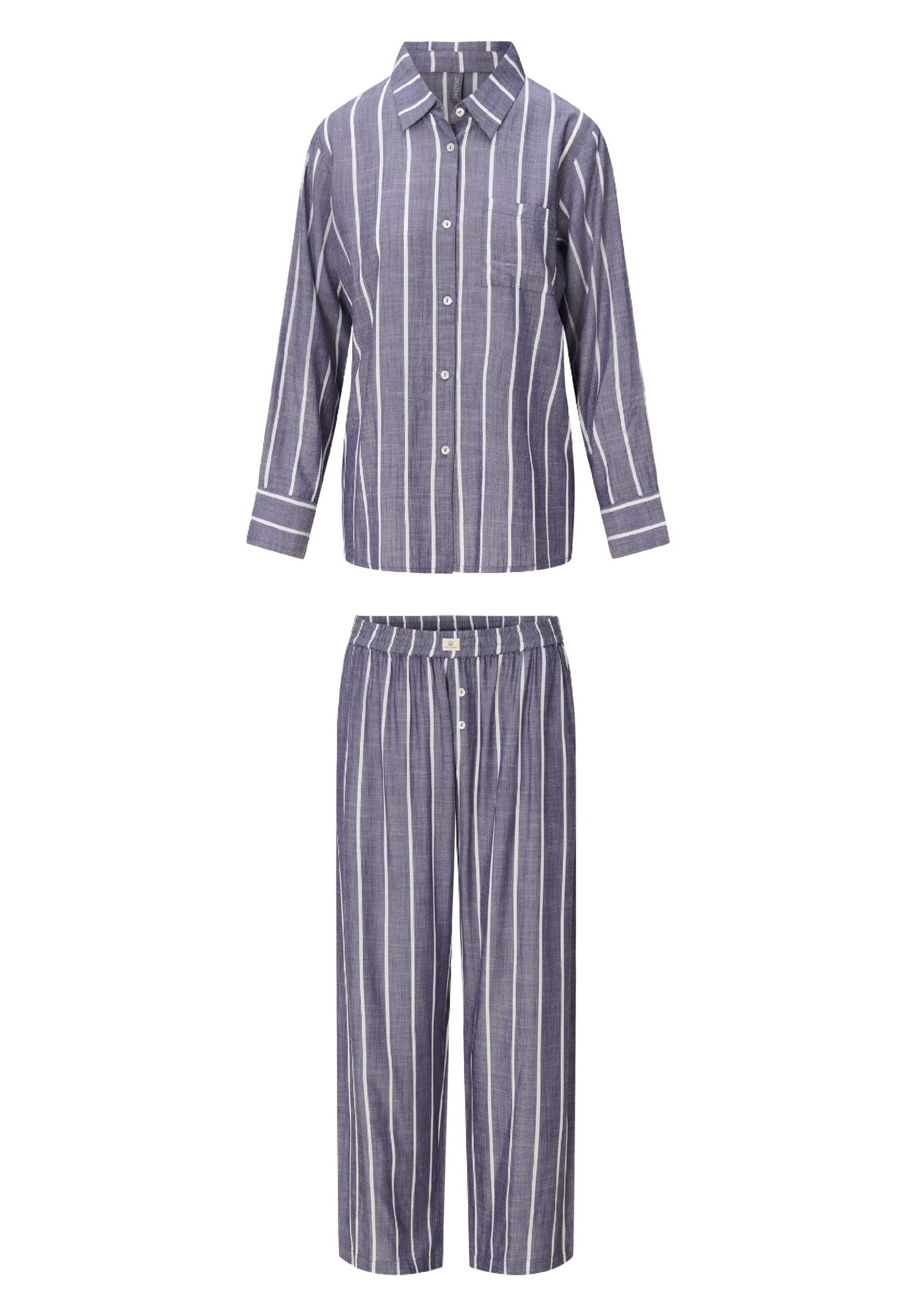 LingaDore Pyjama in Grau: Vorderseite
