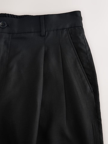 Loosefit Pantaloni con pieghe 'N. Premium' di Next in nero
