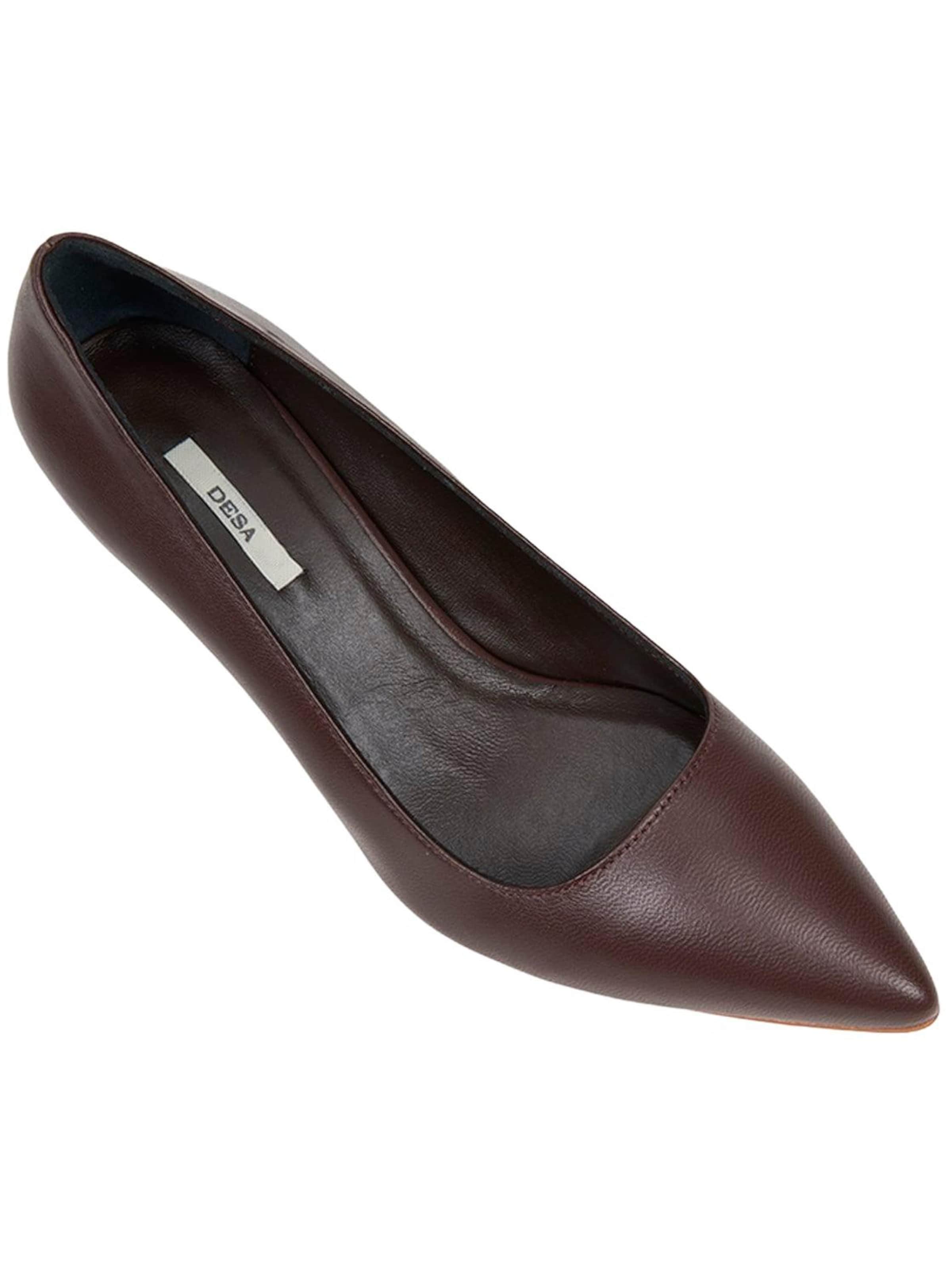 Desa - Zapatos destalonado 'Pumps' en marrón