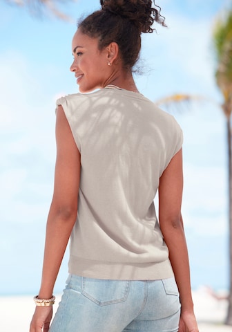 Pull-over LASCANA en beige