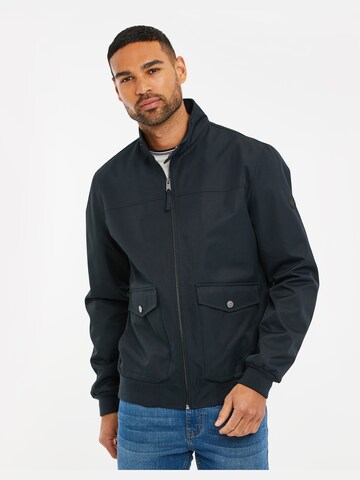 Threadbare Between-Season Jacket in Blue: front