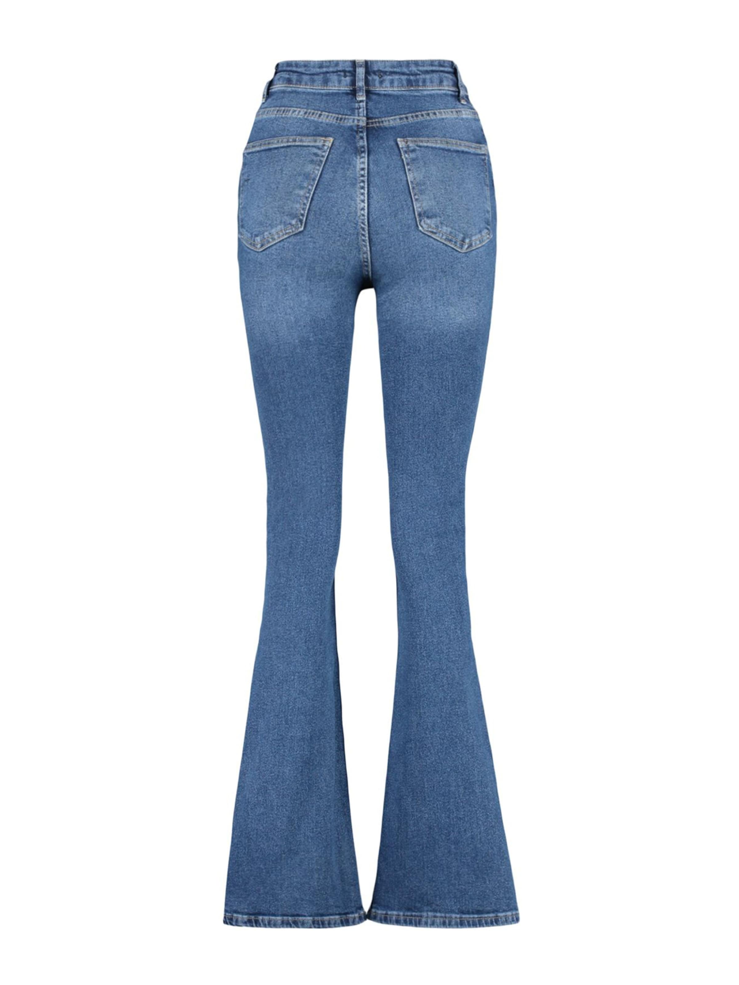 Trendyol Расклешенный Джинсы в Синий