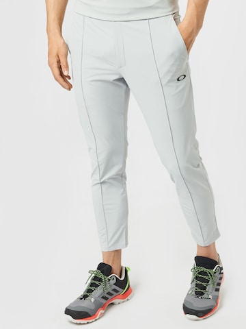 OAKLEY Slim fit Workout Pants in Grey: front