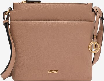 L.CREDI Crossbody Bag 'Eda ' in Brown: front