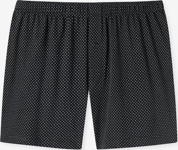 Boxers ' Cotton Casuals ' SCHIESSER en noir : devant