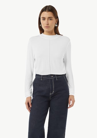 T-shirt comma casual identity en blanc : devant