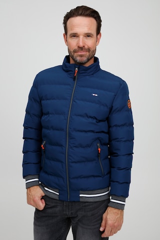 FQ1924 Winter Jacket 'ALEKSANDER' in Blue: front