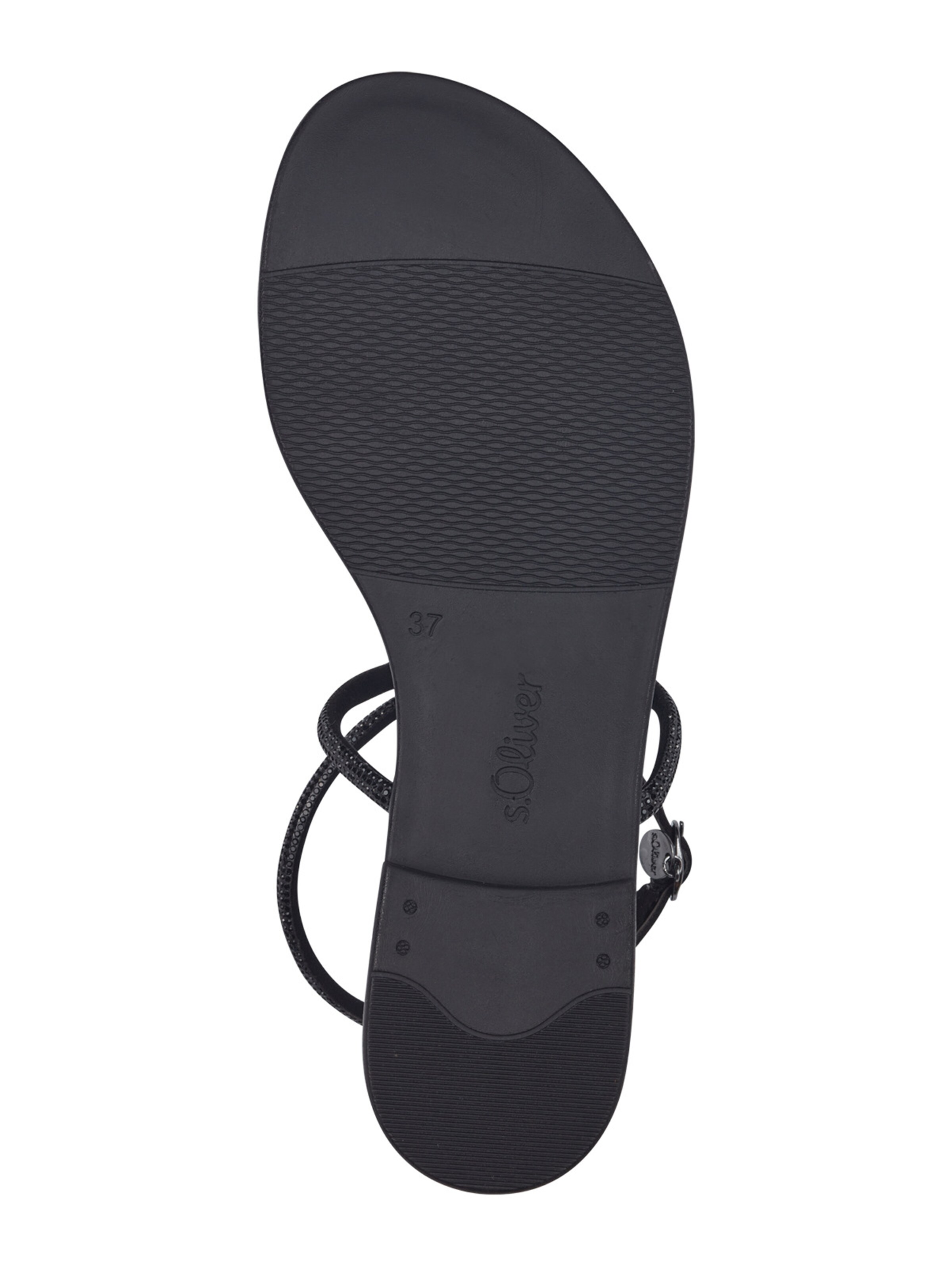 Flip-flops de la s.Oliver pe negru