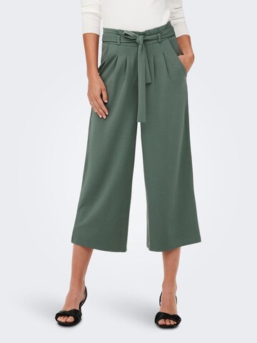 JDY Wide Leg Hose in Grün: predná strana