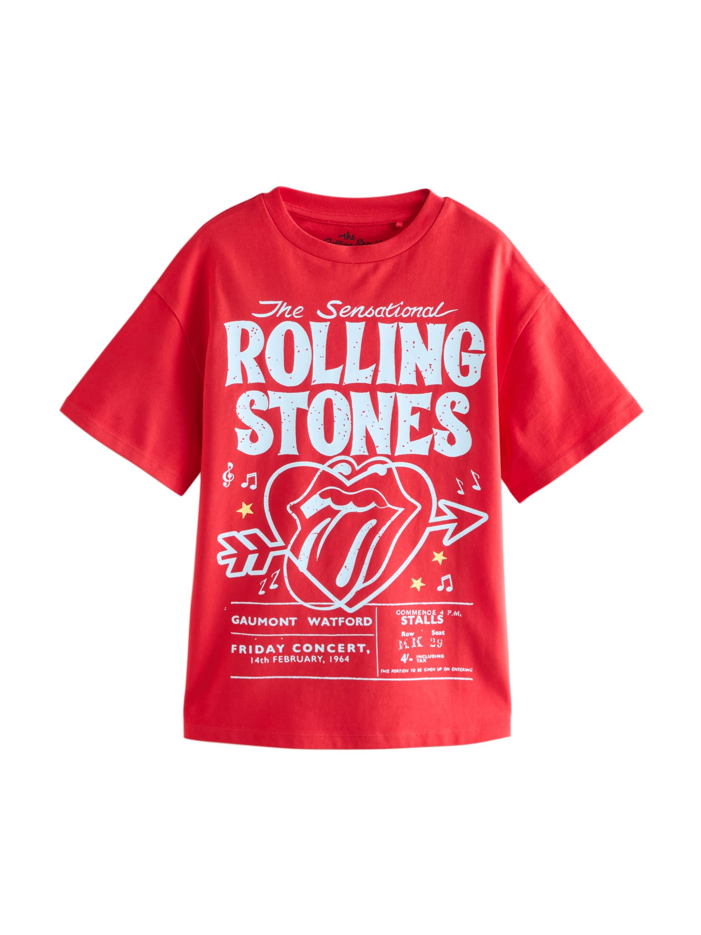 Next Футболка 'The Rolling Stones' в Красный: спереди