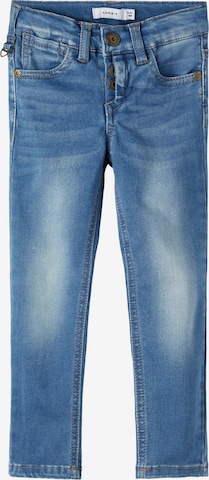 Jeans 'Theo' de la NAME IT pe albastru: față