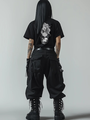 JustDepressed Clothing Shirt 'Choose Wisely' in Zwart
