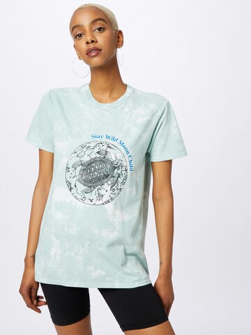 BDG Urban Outfitters Shirt 'STAY WILD MOON CHILD' in Blauw: voorkant