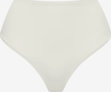 cfab (formerly creamy fabrics) Slip 'Hight-Waist Tanga' in Wit: voorkant