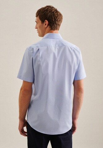 SEIDENSTICKER Comfort fit Button Up Shirt in Blue