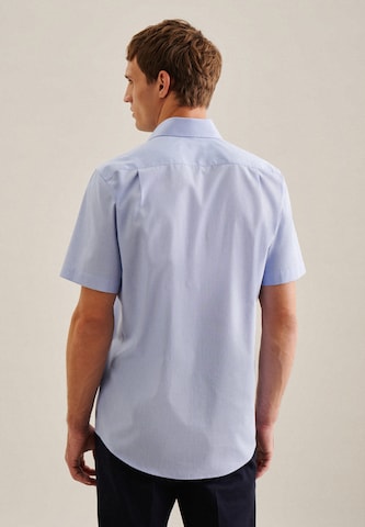 SEIDENSTICKER Comfort Fit Businesshemd in Blau