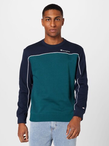 Champion Authentic Athletic Apparel Sweatshirt in Blauw: voorkant