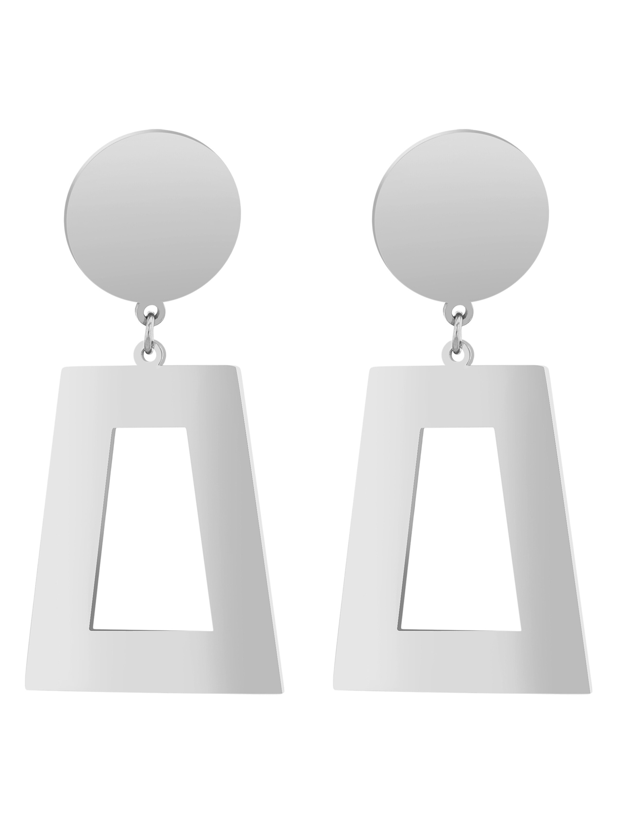 Akzent Earrings 'Venera, langlebig' in Silver: front