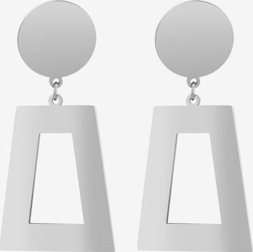 Akzent Earrings 'Venera, langlebig' in Silver: front