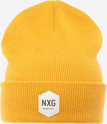 PROTEST - Gorro deportivo en amarillo: frente