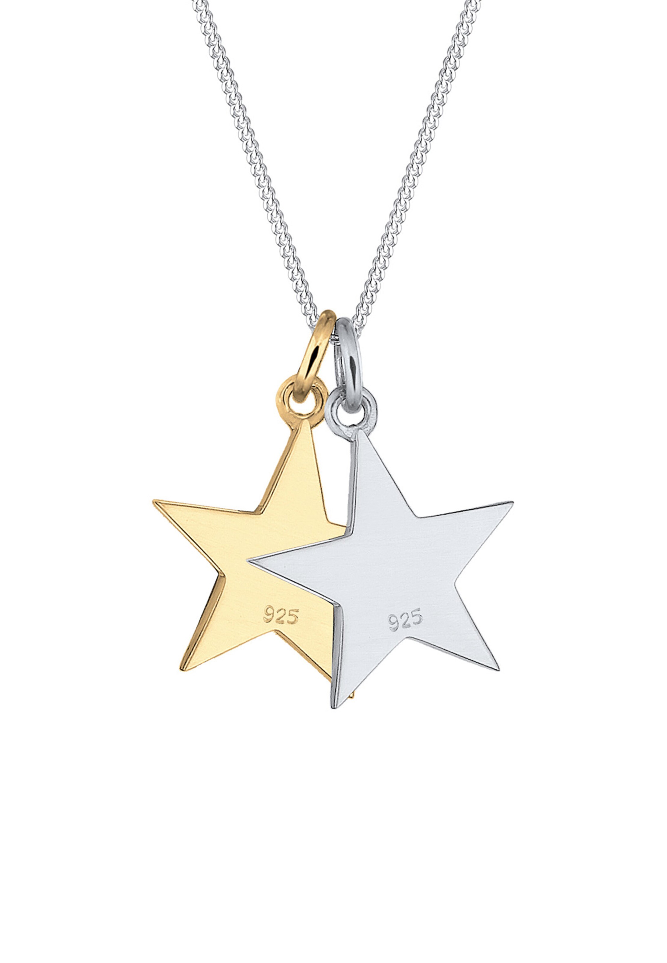 ELLI Ketting ' Astro' in Zilver