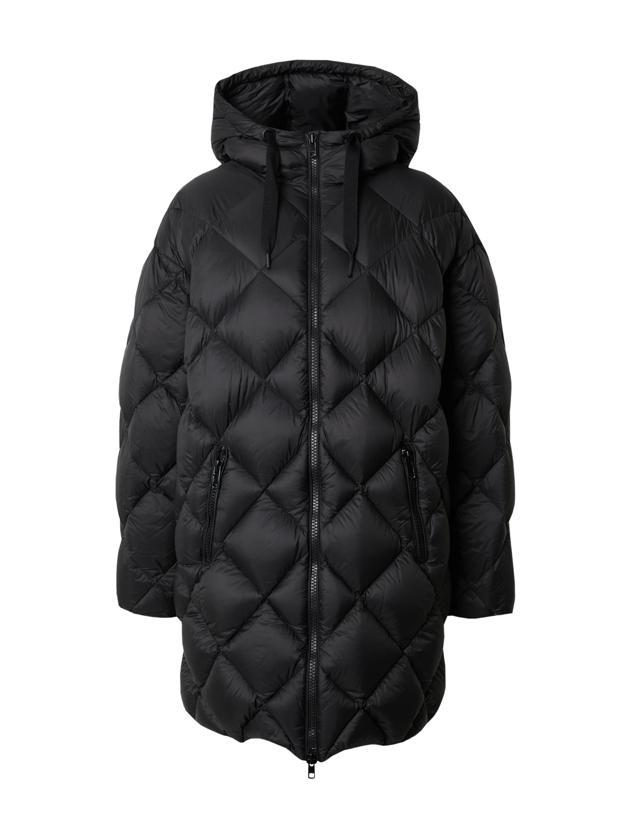 modström Winter Coat 'Edda' in Black: front