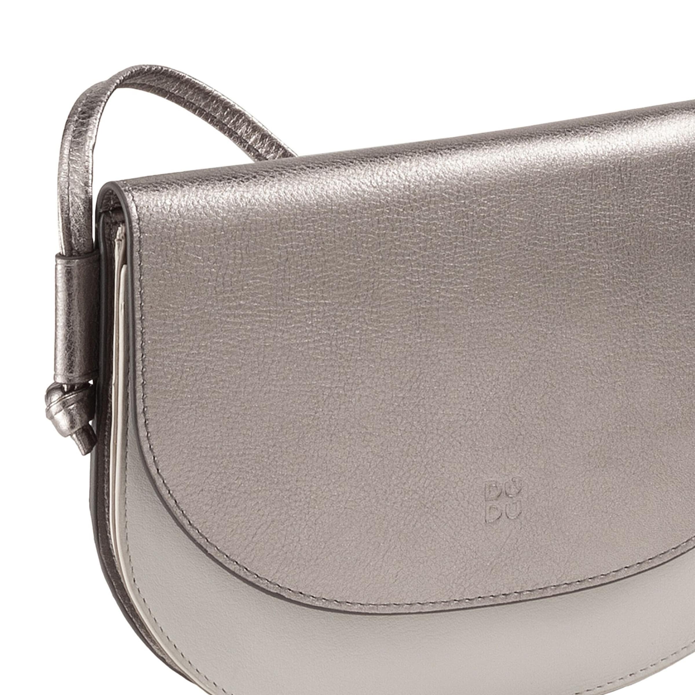 DuDu Crossbody Bag in Silver