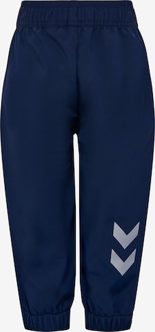 Effilé Pantalon de sport Hummel en bleu