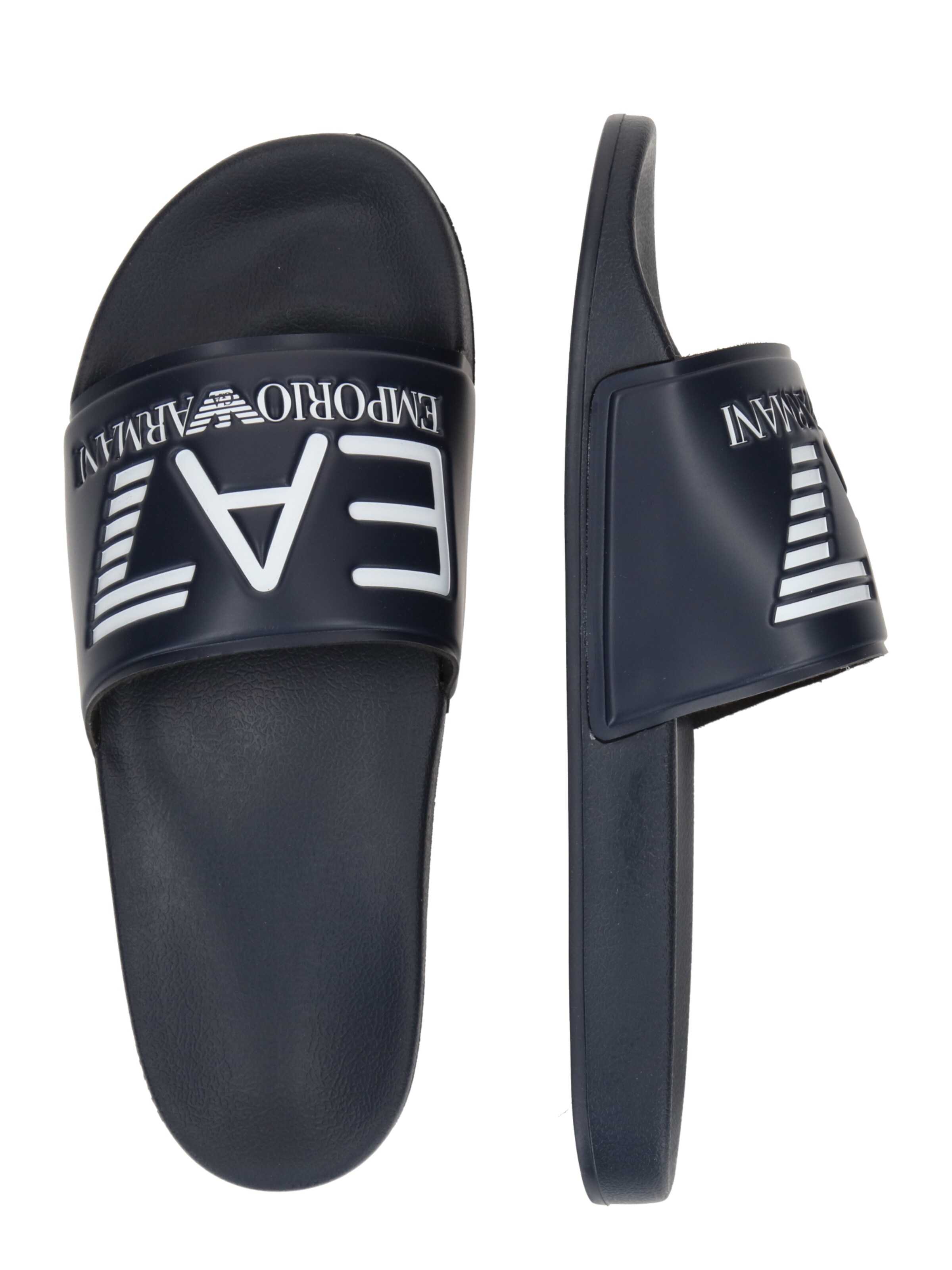 EA7 Emporio Armani Pantofle – modrá