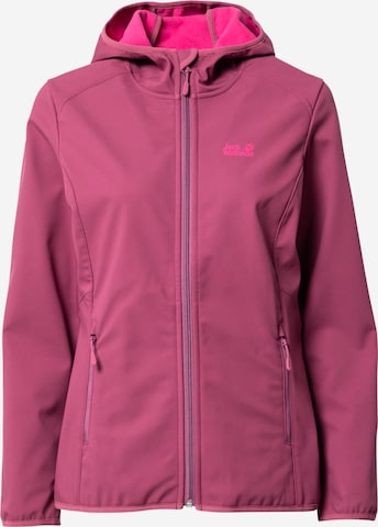 JACK WOLFSKIN Outdoor Jacket 'Northern Point' in Purple: front