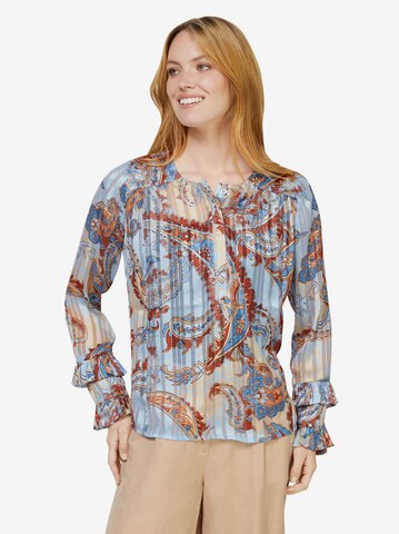 Camicia da donna di Linea Tesini by heine in blu: frontale