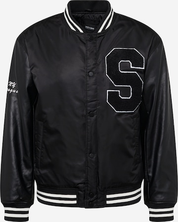 Veste mi-saison 'CHRIS' Only & Sons en noir : devant