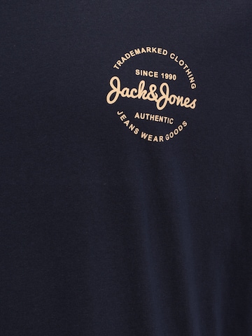 Jack & Jones Plus قميص 'FOREST' بلون أزرق