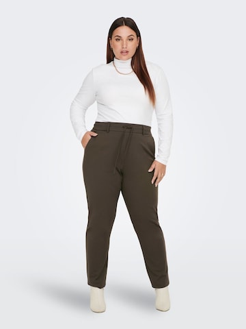 ONLY Carmakoma Tapered Pants in Brown