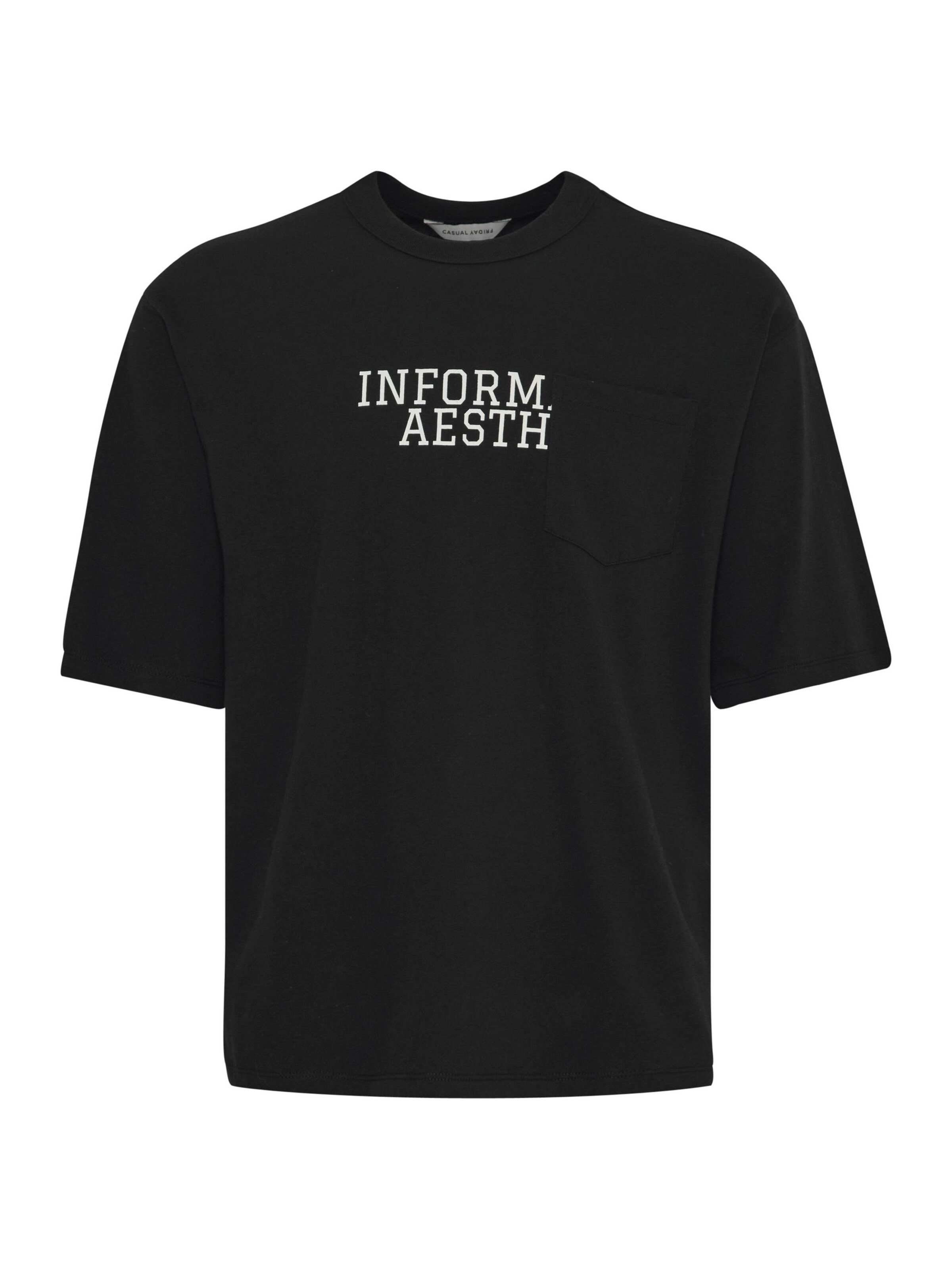 T-Shirt 'TUE' Casual Friday en noir : devant