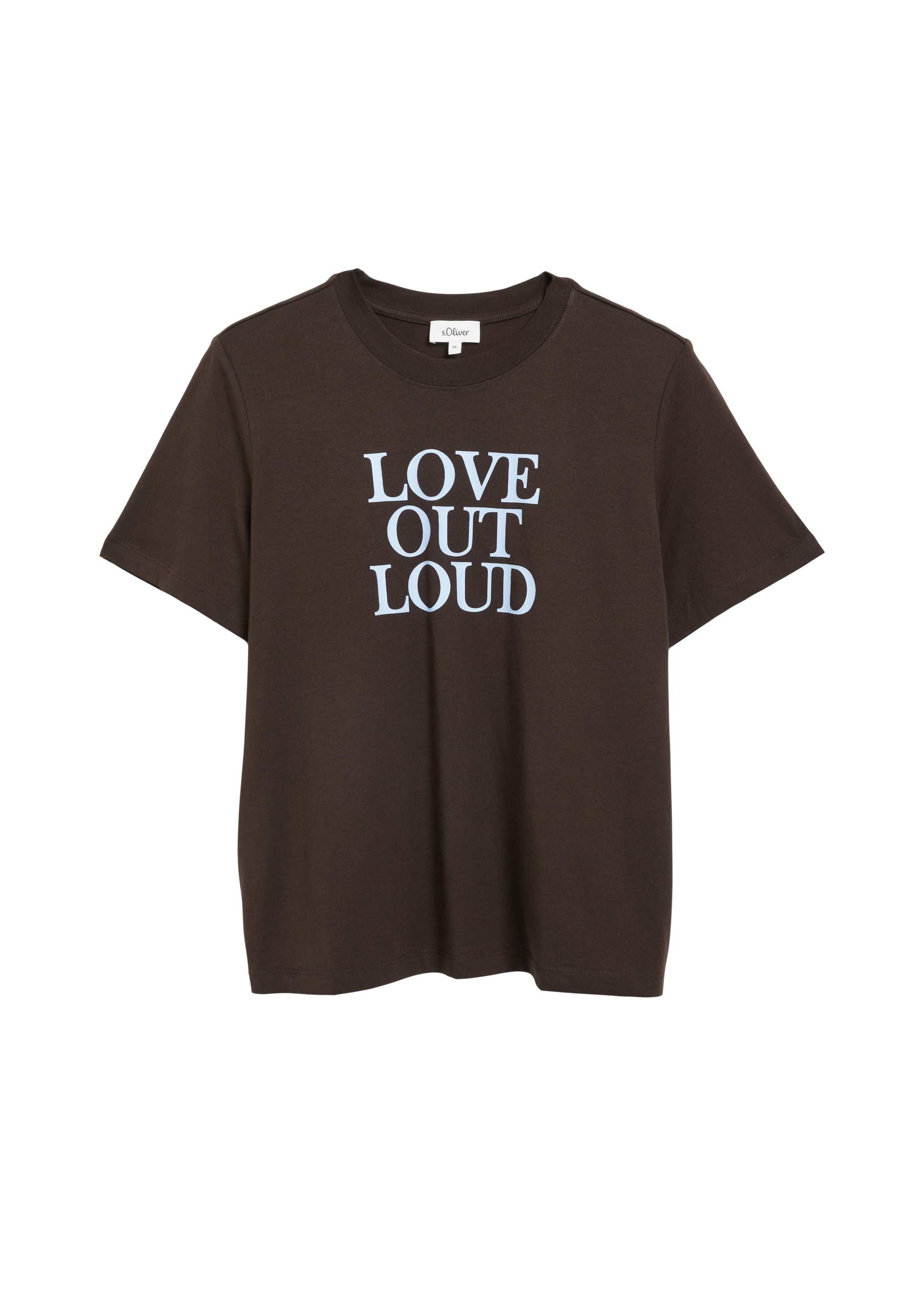 T-shirt s.Oliver en marron : devant