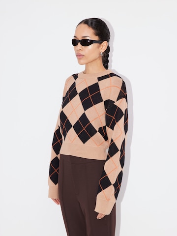 LeGer by Lena Gercke Sweater 'Miles' in Brown