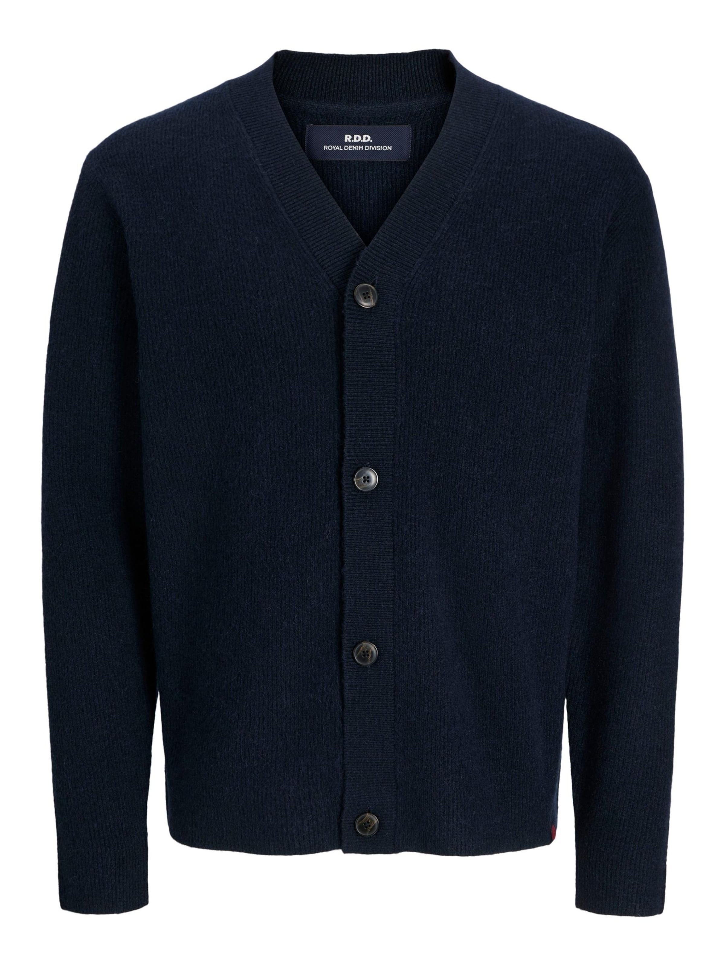 R.D.D. ROYAL DENIM DIVISION - Cárdigan 'RDDLARRY' en azul: frente