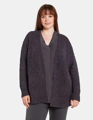 SAMOON Strickjacke in Grau: predná strana