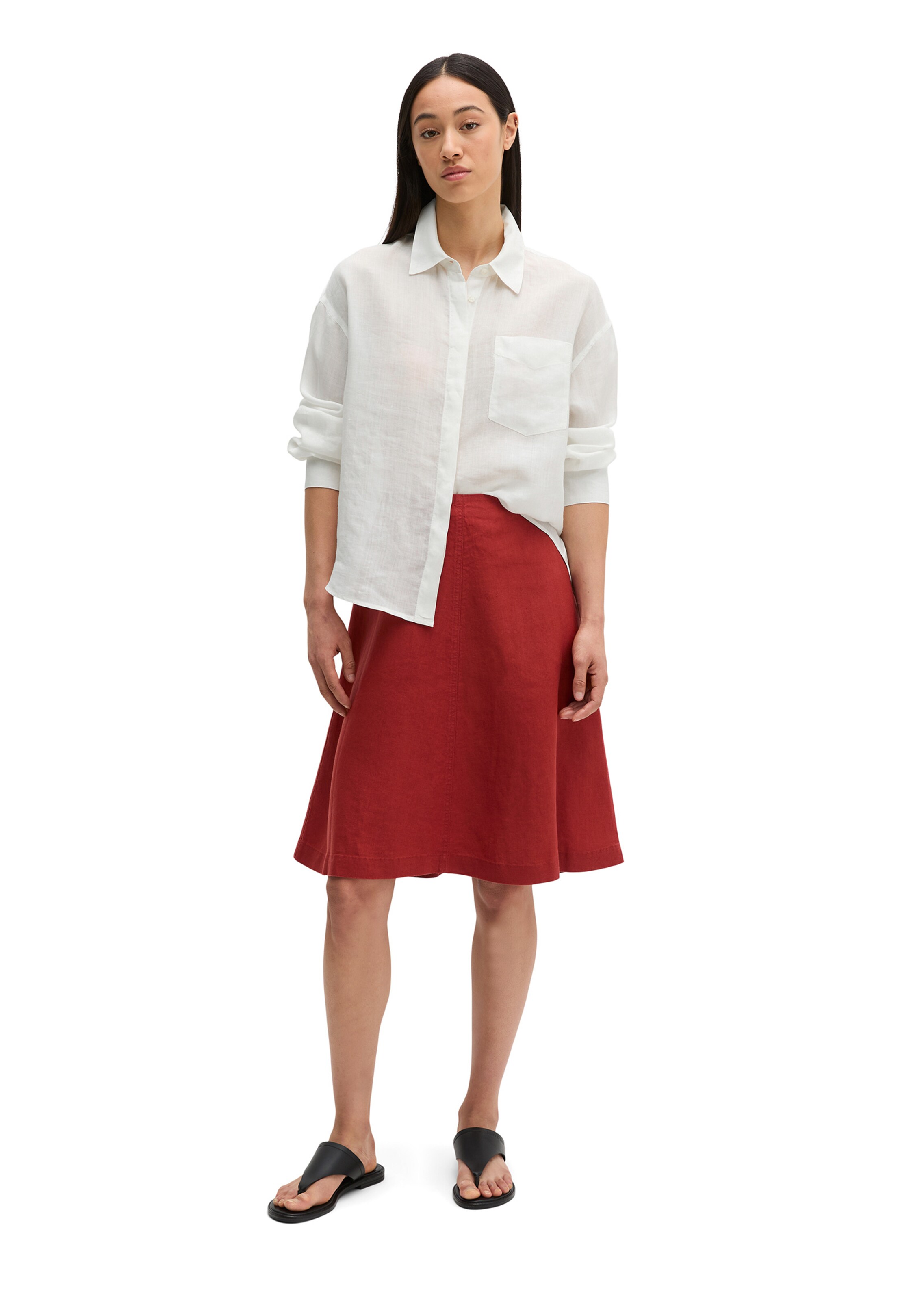 Marc O'Polo Skirt in Red: front