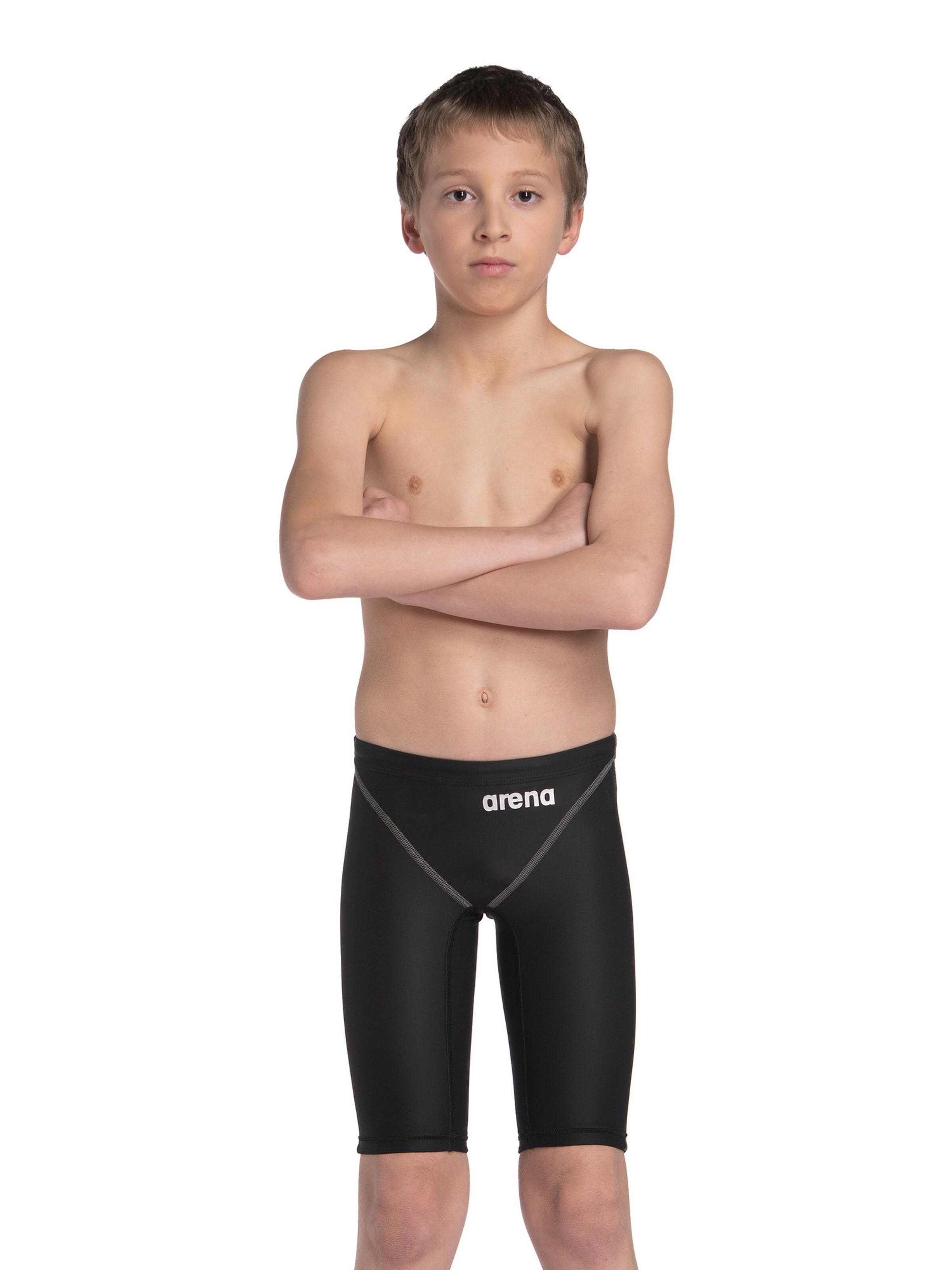ARENASportski kupaći 'POWERSKIN ST NEXT JAMMER JR' - crna boja: prednji dio