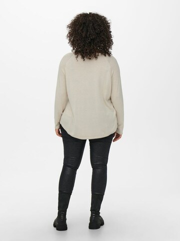 ONLY Carmakoma Sweater in Beige