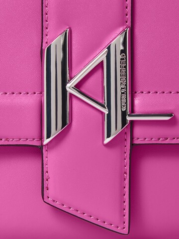 Karl Lagerfeld Taška přes rameno 'Saddle' – pink