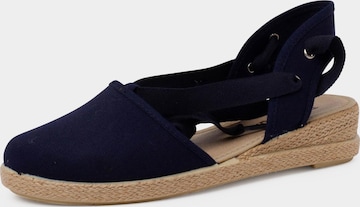 Pisamonas - Sandalias en azul: frente