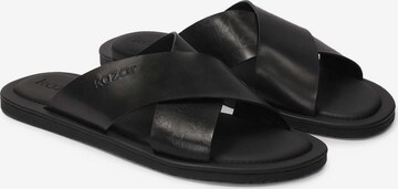 Kazar - Zapatos abiertos en negro